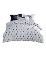 Livehon 床品套裝 個性卡通簡約 1.2米床品 三件套 床上用品 閃酷