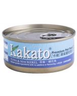 Kakato 吞拿魚鯖花魚貓狗罐頭 [泰國進口] 70g