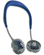 WFan SPICE OFLIFE 掛脖風扇 懶人夏日迷你USB掛脖風扇 [日本原裝正品] 深藍