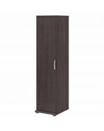 Universal Storage Tall Narrow Storage Cabinet with Door and Shelves [40W x 45D] Storm Gray
