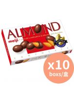 明治 杏仁朱古力 明治朱古力 [日本朱古力] 88gx6盒