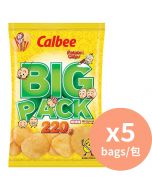 Calbee 燒烤味薯片激量裝 [香港薯片] 220g x 5包
