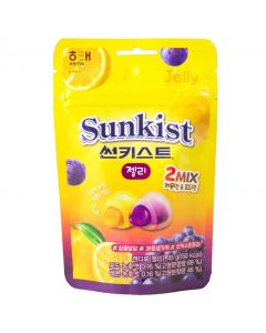 Haitai x Sunkist 檸檬提子夾心軟糖 [韓國進口] 45g