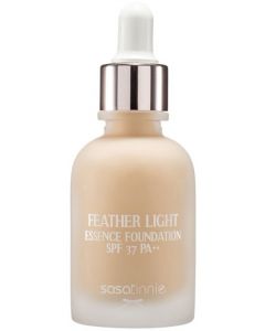 Sasatinnie 輕透羽毛精華粉底液 SPF37 PA++ 01 BEIGE [自然健康底妝] 30ml