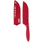Zyliss SANTOKU 不黏層不鏽鋼三德刀 [瑞士製造] 紅色 18cm