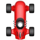 Livehon 車用空氣淨化器 香氛空氣淨化器 [F1賽車擺件] 紅色