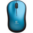 羅技 Logitech 無線滑鼠 超長電池壽命藍色 M221