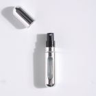 Snack Barn Handy Refill Perfume Spray Bottle [5ml] Matte Silver