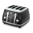 迪朗奇 DeLonghi ICONA CTO 多士爐 4片 黑色 CTO 4003.BK