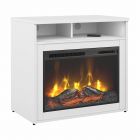 Studio C Electric Fireplace with Shelf [80W] White