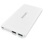 飛利浦 Philips 快速充電器 10000 mAh 手機平板通用 超薄便攜 白色 DLP2103