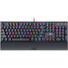 紅龍 REDRAGON Rahu 電競鍵盤 RGB 機械鍵盤 [飛機級鋁結構] 青軸 K567RGB