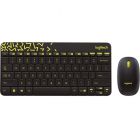 羅技 Logitech NANO 無線鍵盤滑鼠組合 靈巧精緻 黑色/黃綠色 MK240