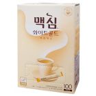 Dongsuh Korean popular national coffee MAXIM Gold White Coffee [Made in South Korea] 1 box of 100