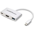 CableDeconn 轉換器 充電筆記本轉換器 [USB 3.1 Type-C型] 白色 0.1m A0401