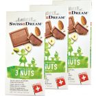 SwissDream 3 Nuts 巧克力片 三仁巧克力棒 [瑞士進口] 100g x 3盒
