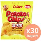 Calbee 燒烤味薯片 BBQ味 [香港薯片] 25g x 30包
