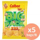 Calbee 燒烤味薯片激量裝 [香港薯片] 220g x 5包