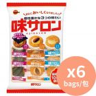 Bourbon 什錦米餅 芝士杏仁 壽司紫菜 [日本進口] 81gx6包