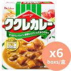 好侍 咖咖樂牛肉咖喱中辣 [日本牛肉咖哩] 180gx6盒
